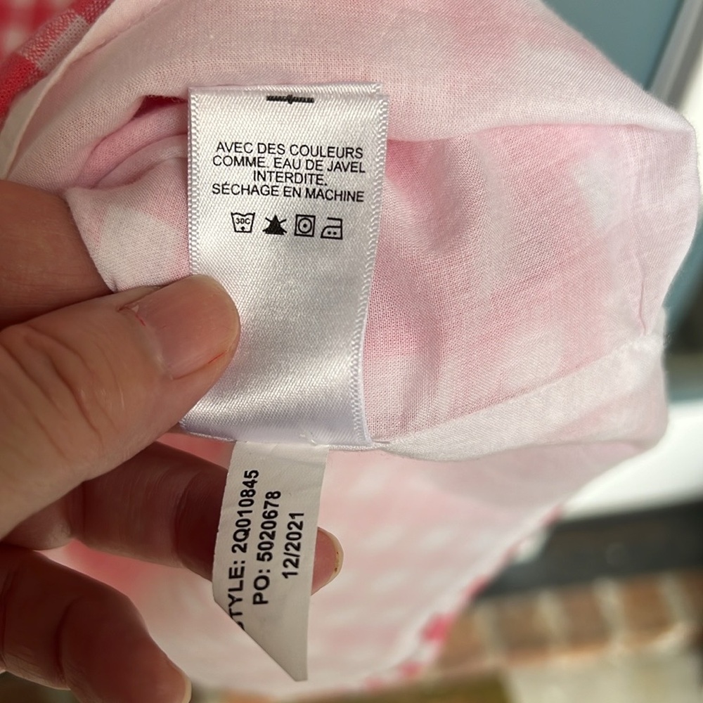 Vineyard Vines Pink & White Gingham Flutter Sleeve Dress - Picture 6 of 10